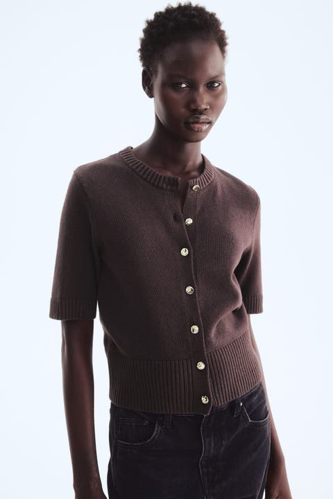 Short-sleeved cardigan