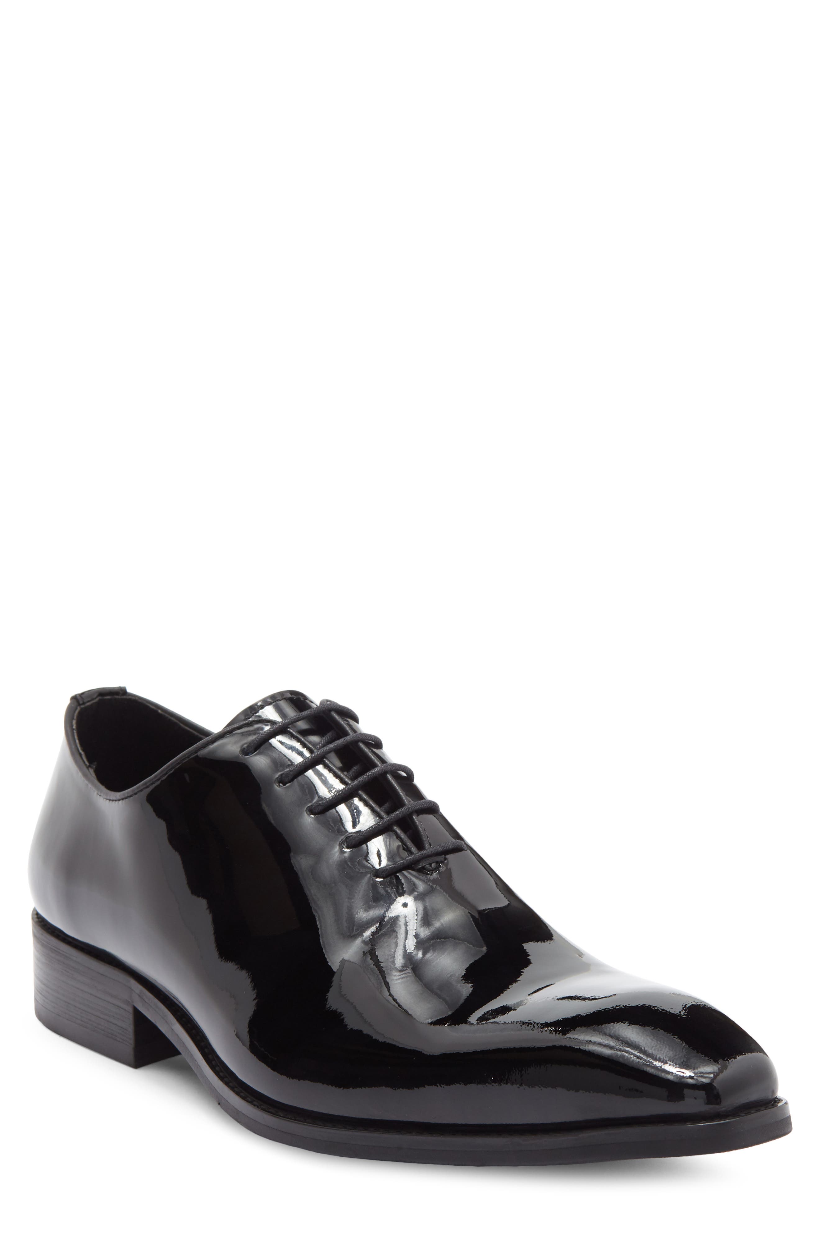 Maison Forte Lusso Wholecut Oxford, Main, color, Black