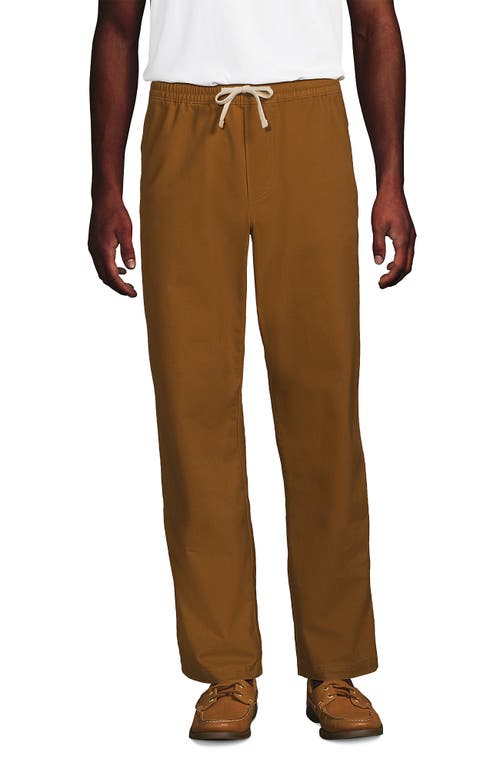 Lands' End Knockabout Relaxed Deck Pants In Coriander