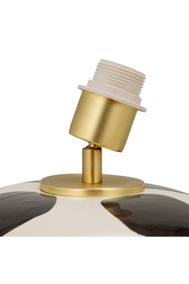 Table Lamp with Linen Shade and Inline Switch, Alternate, color, White