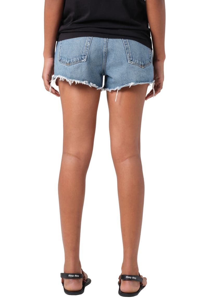 Parker High Waist Denim Cutoff Shorts, Alternate, color, CHORUS