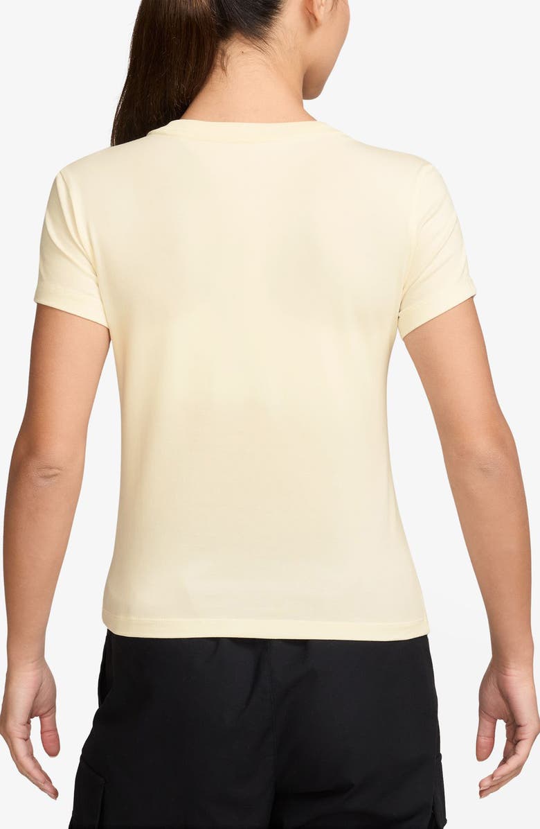 Nike Sportswear Phoenix Slim Fit T-Shirt, Alternate, color, Pale Ivory