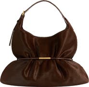 Balmain Sphynx Medium Bag in Pony-Effect Leather