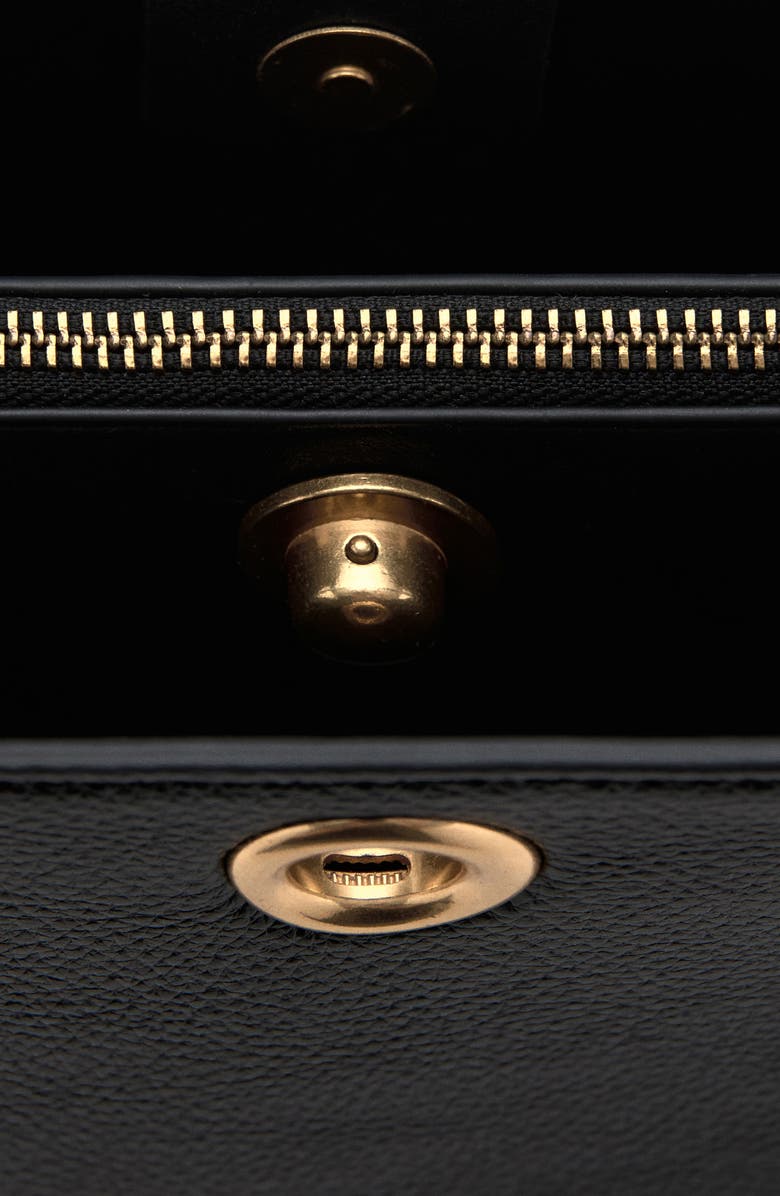 MANGO Medium Faux Leather Bucket Bag, Alternate, color,