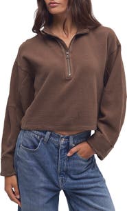 Free People We The Free Celeste Quarter-Zip Pullover