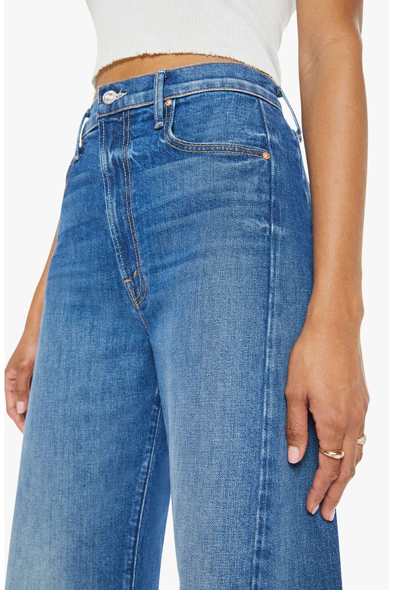The Full Pipe Flood High Waist Barrel Leg Jeans, Alternate, color, IT'S A SMALL WORLD