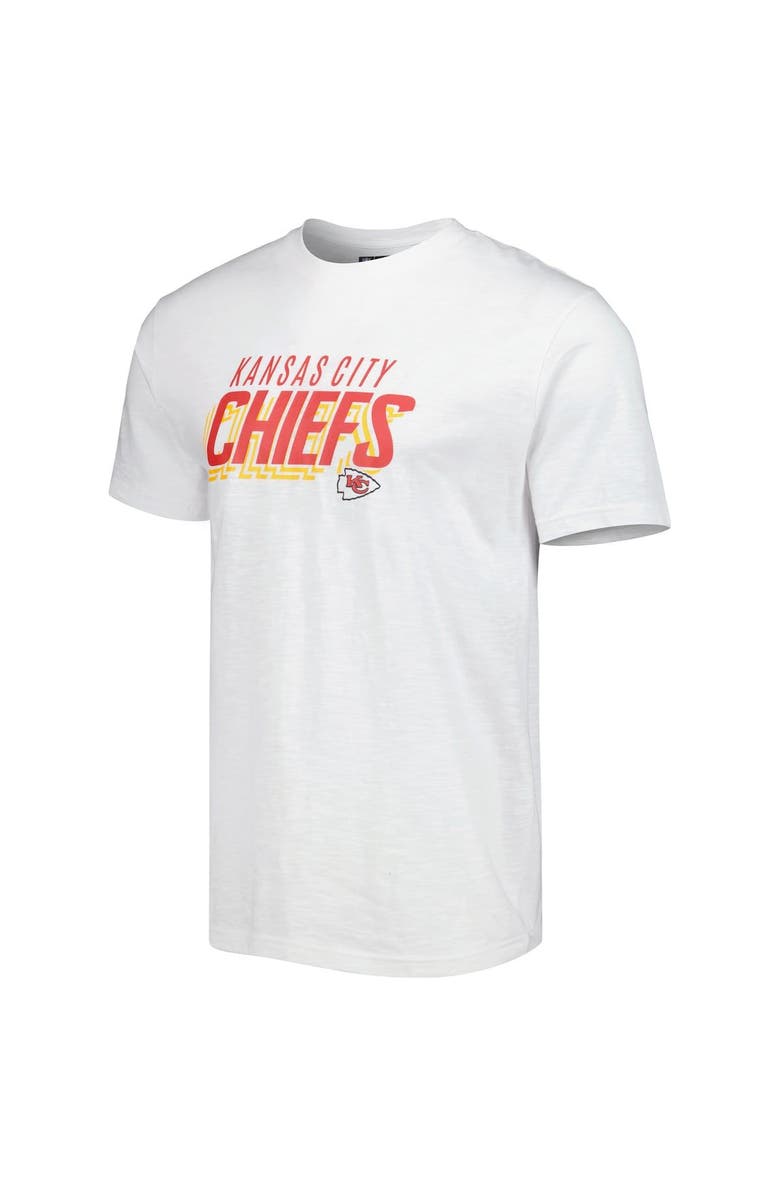 CONCEPTS SPORT Men's Concepts Sport Red/White Kansas City Chiefs Downfield T-Shirt & Shorts Sleep Set, Alternate, color, 
