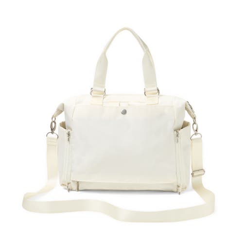 Baggallini Trifecta Convertible Backpack With Rfid Wristlet In White