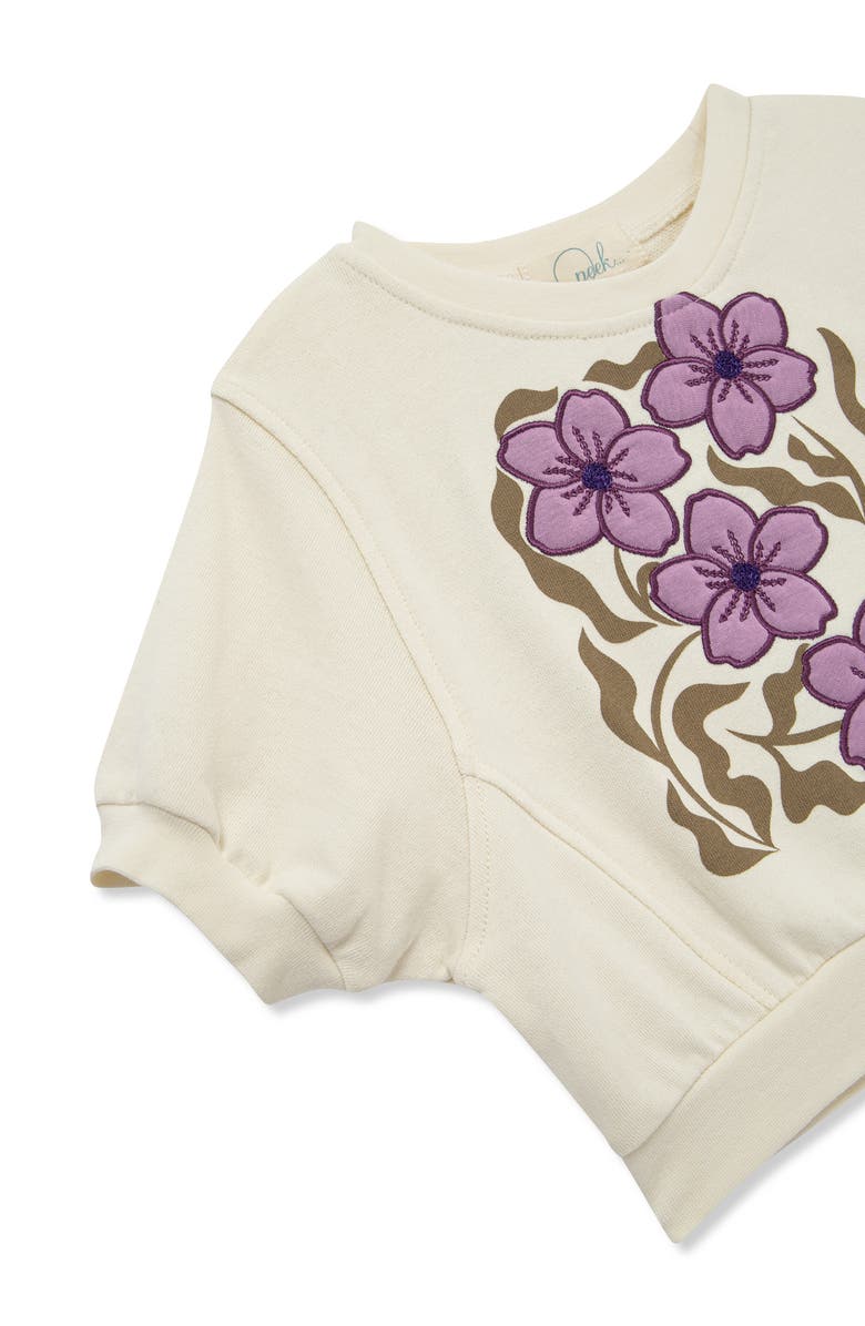 Peek Aren't You Curious Kids' Violet Garden Top & Pants Set, Alternate, color, Off-White