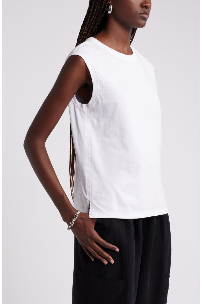 Everyday Muscle Tee, Alternate, color, WHITE