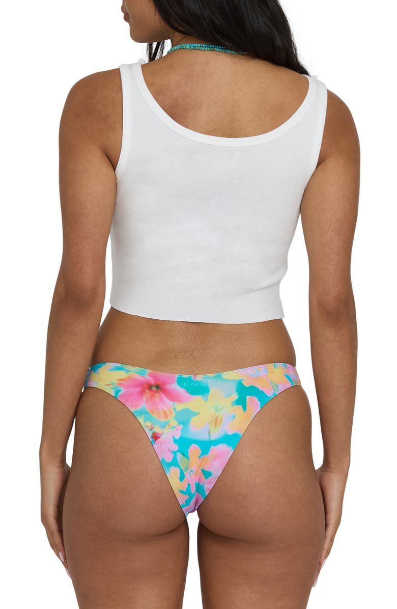 Billabong Summer Sweetness Graphic Scoop Neck Crop Tank Top, Alternate, color, Salt Crystal