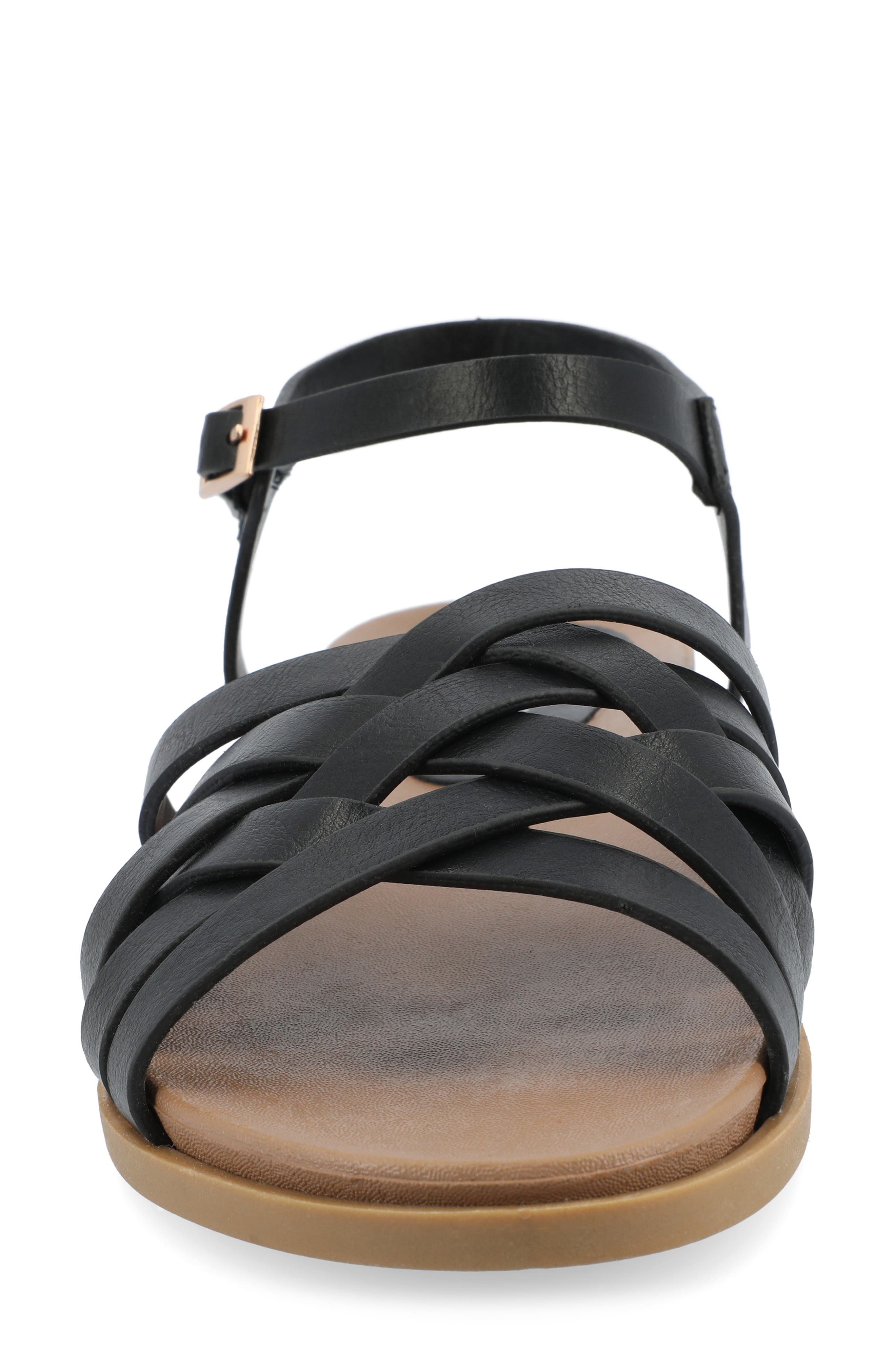 Journee Collection Kimmie Ankle Strap Sandal, Alternate, color, 