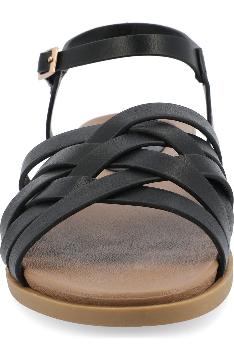 Journee Collection Kimmie Ankle Strap Sandal, Alternate, color,