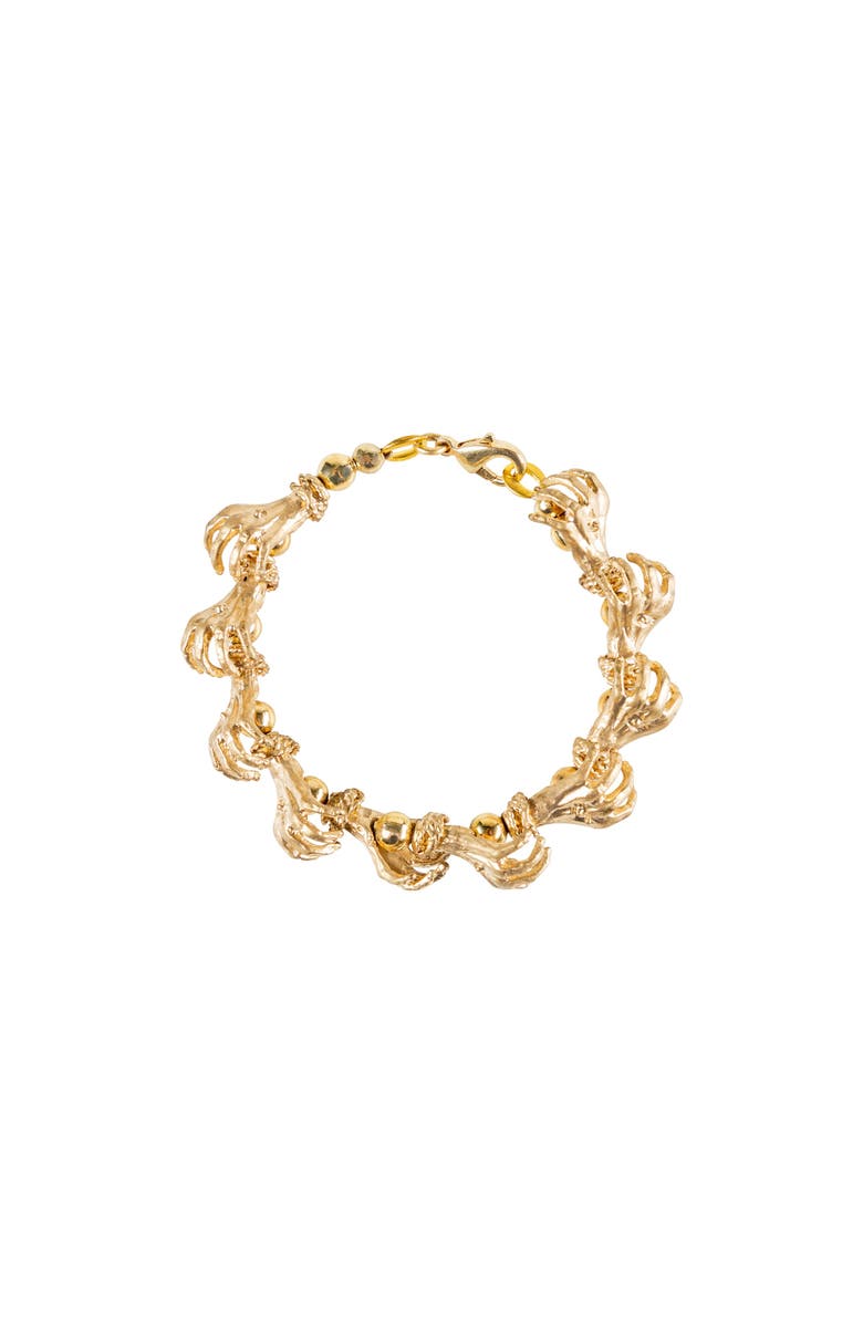 Lunaversoul The Hands of Fate Bracelet, Main, color, Gold