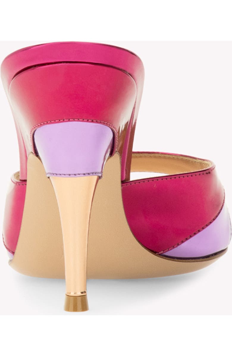 Gianvito Rossi Marea 95 Mules, Alternate, color, Purple And Pink Calf Leather