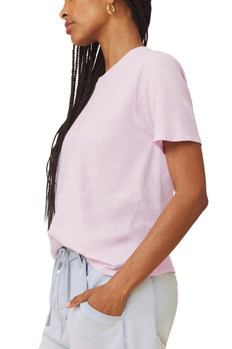Louisa Boyfriend Fit Cotton Graphic T-Shirt, Alternate, color, ORCHID PURPLE