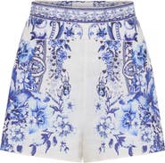 Camilla Glaze & Graze High Waist Linen Shorts
