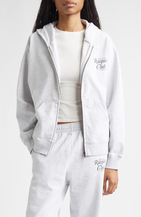 New York Racquet Club Full Zip Fleece Hoodie