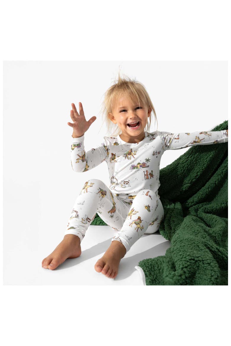 Kids' Yuletide Set of 2 Piece Pajamas, Alternate, color, Yuletide
