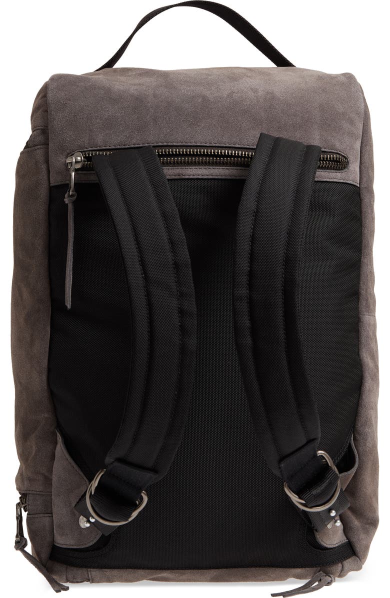 John Varvatos Star USA Brooklyn Suede Convertible Duffel Bag, Alternate, color,