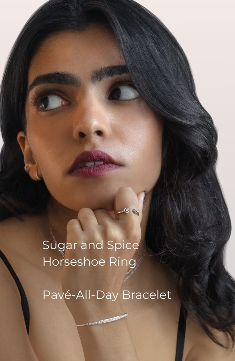 Seed2Stone Pavé-All-Day Slide Bracelet, Alternate, color, Silver