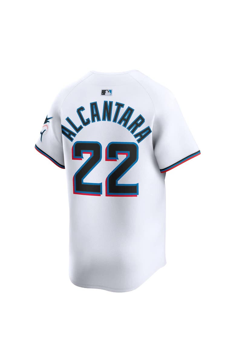 Nike Men's Nike Sandy Alcantara White Miami Marlins Home Limited Player Jersey, Alternate, color, White