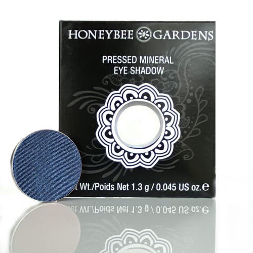 Honeybee Gardens Pressed Powder Eye Shadow Single In Matte Deep Ocean Blue