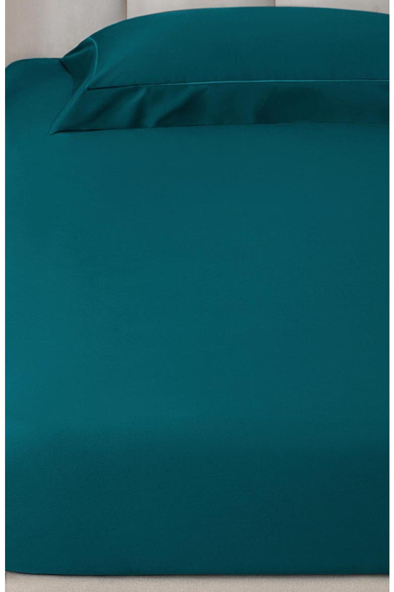 Rhapsody Flat Sheet, Alternate, color, Blue-Green
