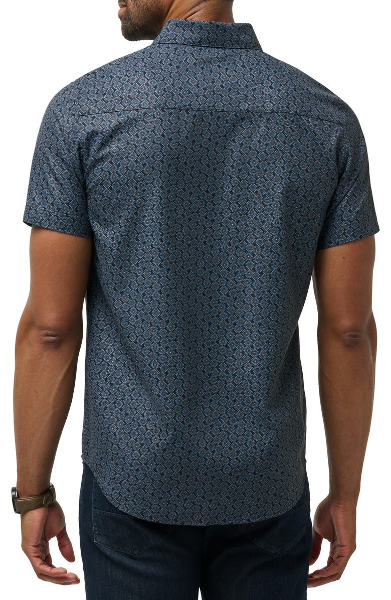 TravisMathew Country Mile Short Sleeve Button-Up Shirt, Alternate, color,