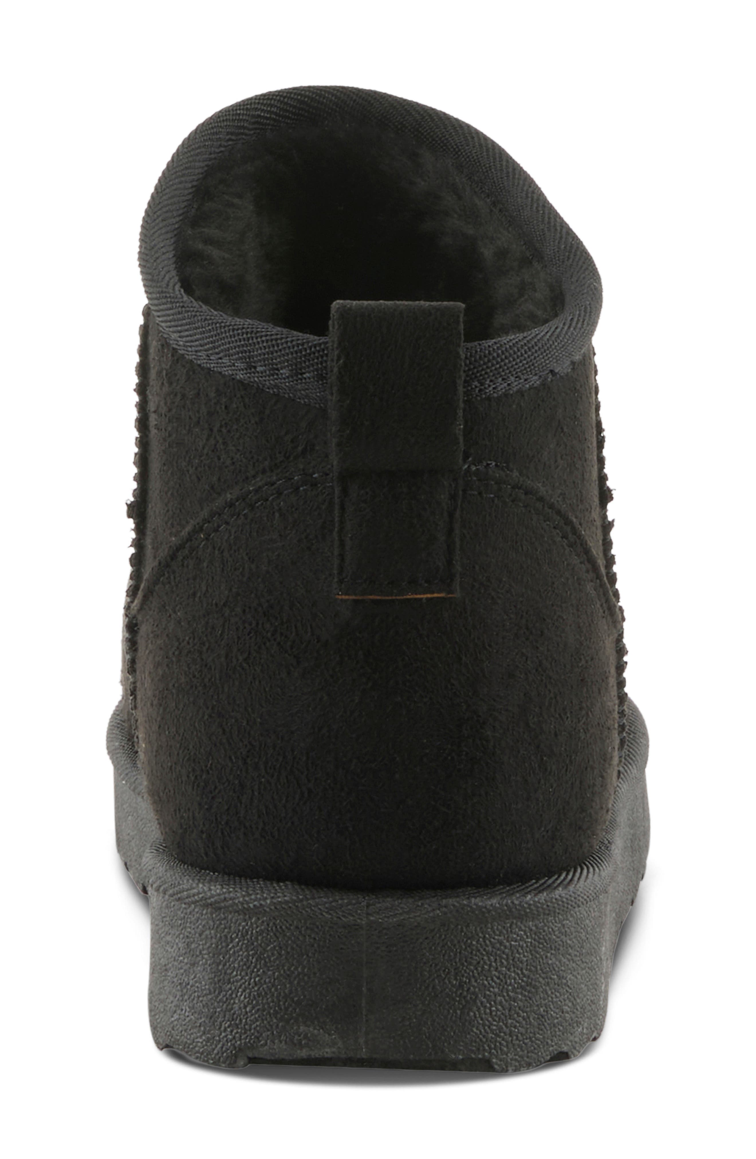 Albiera Faux Shearling Ankle Boot, Alternate, color, BLACK