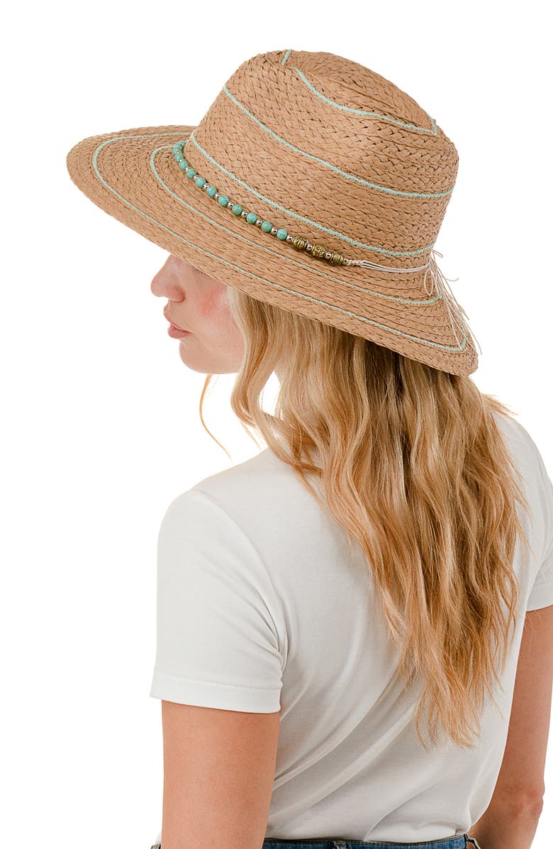 MARCUS ADLER Straw Panama Hat, Alternate, color, 