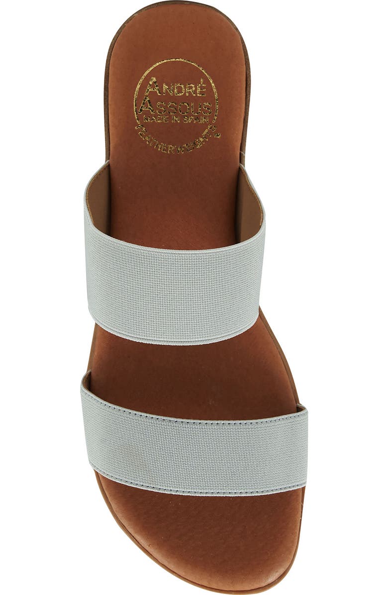 André Assous Nalen Featherweight Slide Sandal, Alternate, color, Grey