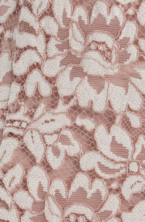 Eliza J Embroidered Lace Trumpet Gown