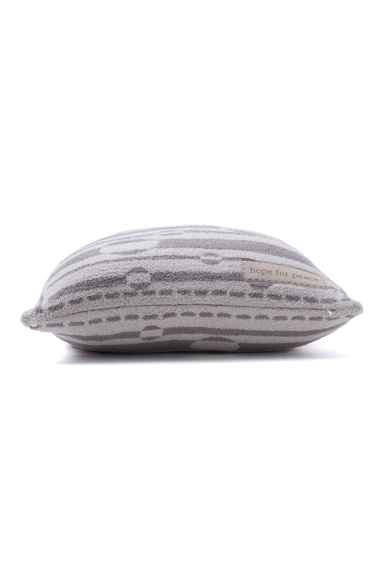 CozyChic® Covered in Prayer Throw Pillow, Alternate, color, STONE-BEACH ROCK