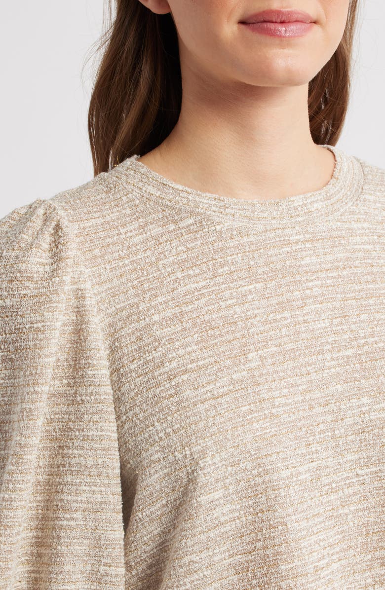 AK ANNE KLEIN Balloon Sleeve Knit Top, Alternate, color,