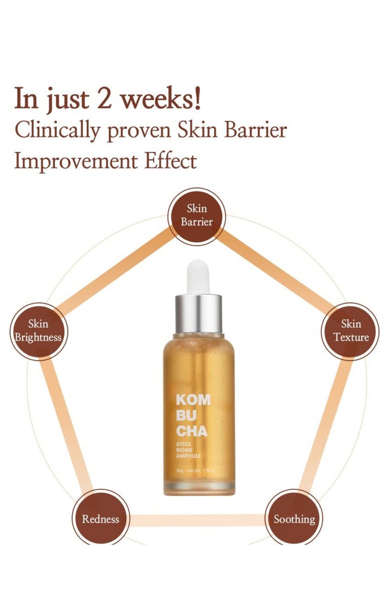 Siia Cosmetics Kombucha Gyeol-Biome Ampoule, Alternate, color, NO COLOR