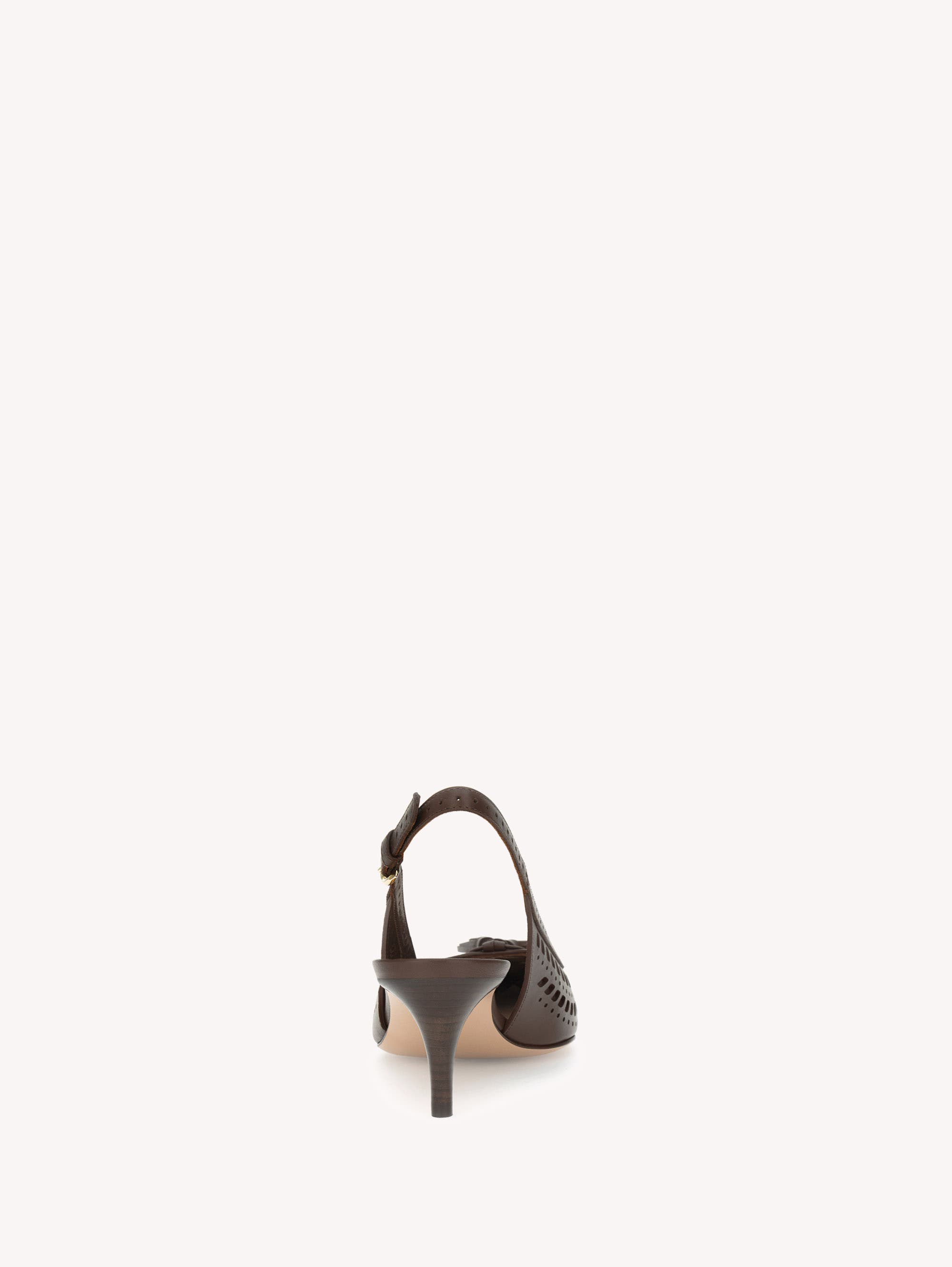 Gianvito Rossi Fes Sling Slingback, Alternate, color, Brown Calf Leather