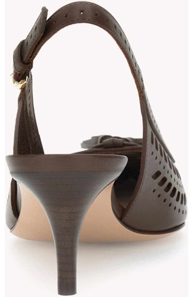 Gianvito Rossi Fes Sling Slingback, Alternate, color, Brown Calf Leather