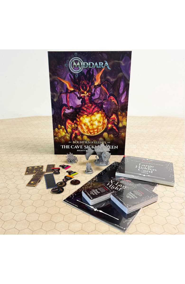 Middara Cave Sickle Queen, Bounty Pack Expansion, 8 Plastic Miniatures, Alternate, color, 