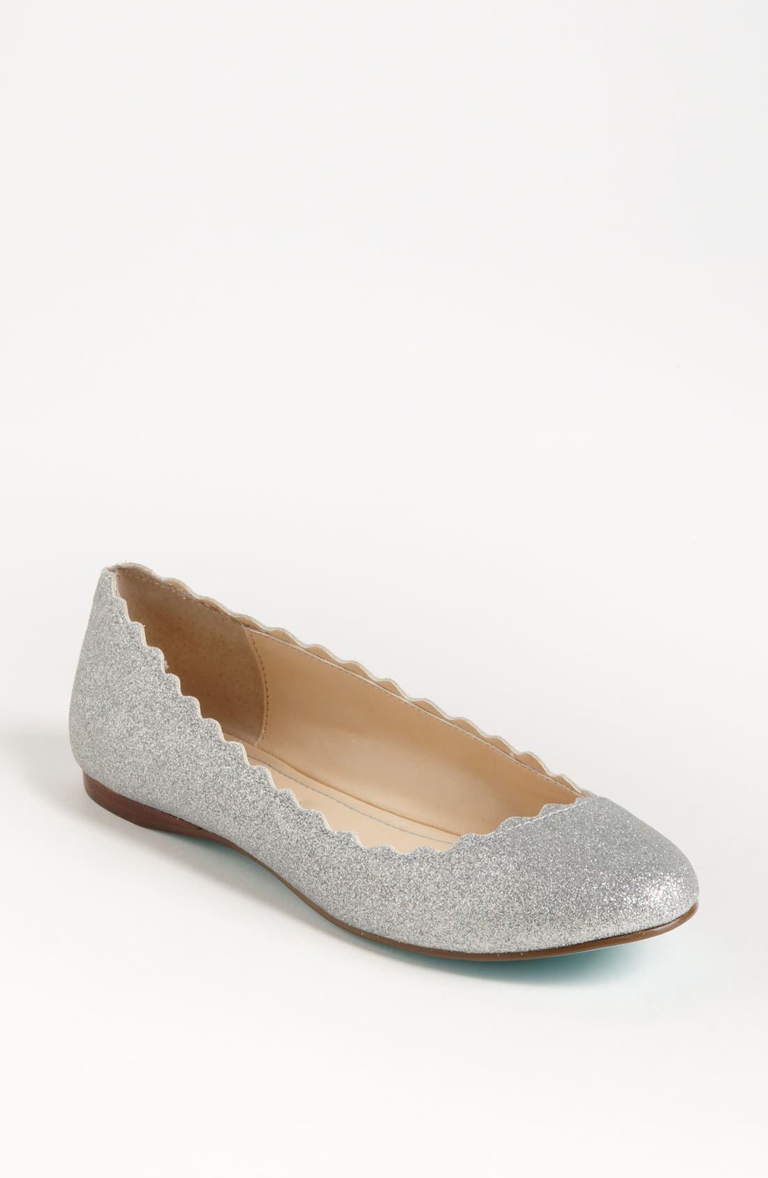 Betsey Johnson Blue by Betsey Johnson 'Dance' Flat, Main, color, 