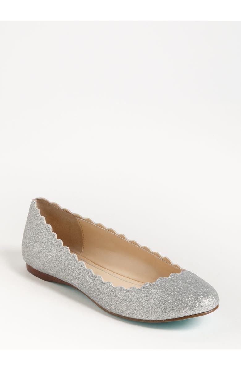 Betsey Johnson Blue by Betsey Johnson 'Dance' Flat, Main, color,