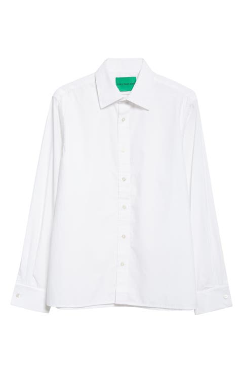 Jeff
s Cotton Poplin Button-Up Shirt