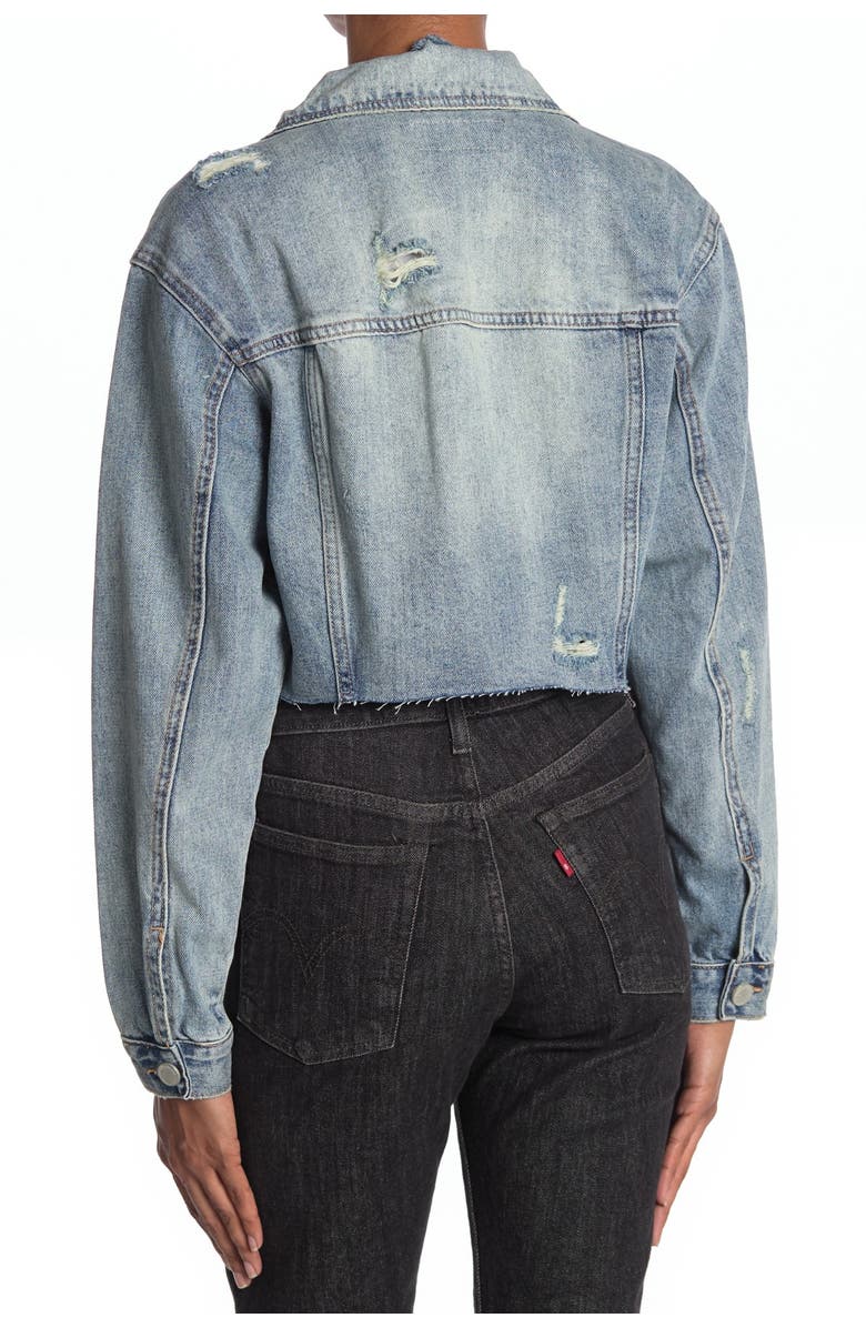 BLANKNYC Crop Denim Jacket, Alternate, color,