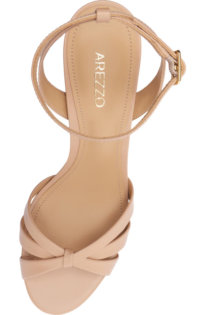 Arezzo Rumi Ankle Strap Sandal, Alternate, color, True Sand