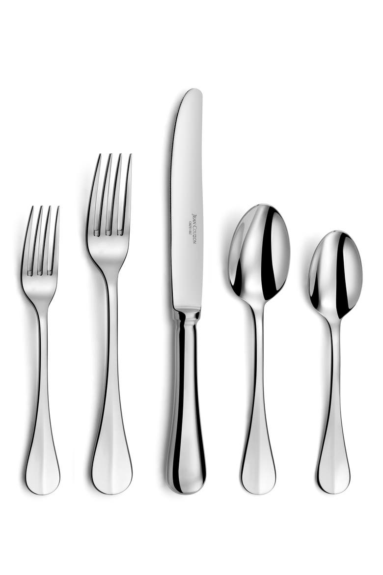 Heritage 5 Piece Place Setting, Main, color, STAINLESS STEEL