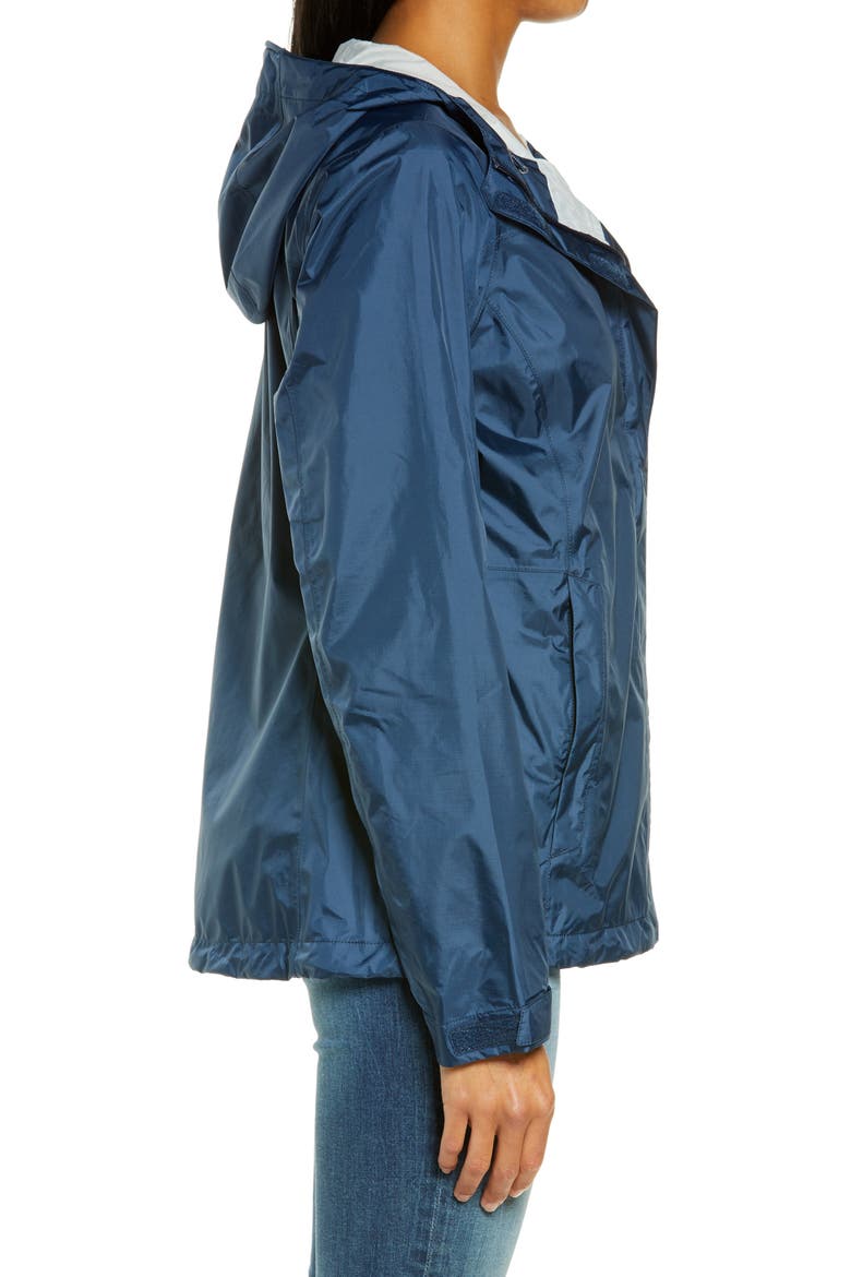 Trail Model Waterproof Packable Rain Jacket, Alternate, color, NAUTICAL NAVY