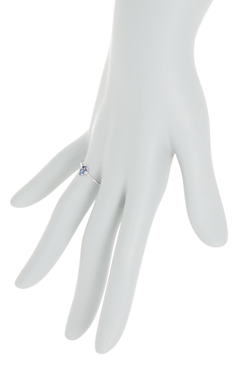 Bony Levy 18K White Gold Sapphire Teardrop Ring, Alternate, color, 