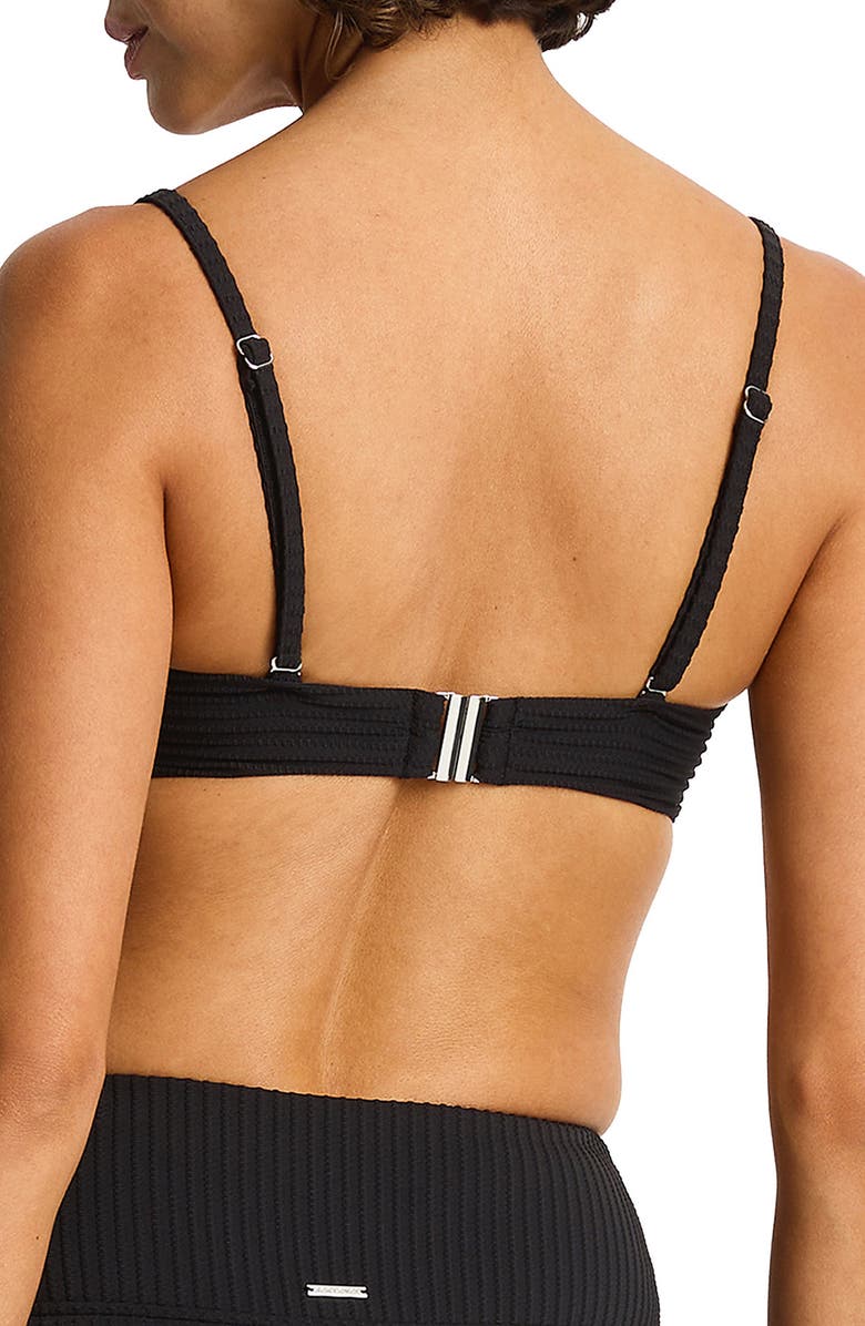 Sea Level Scoop Neck Bikini Top, Alternate, color, 