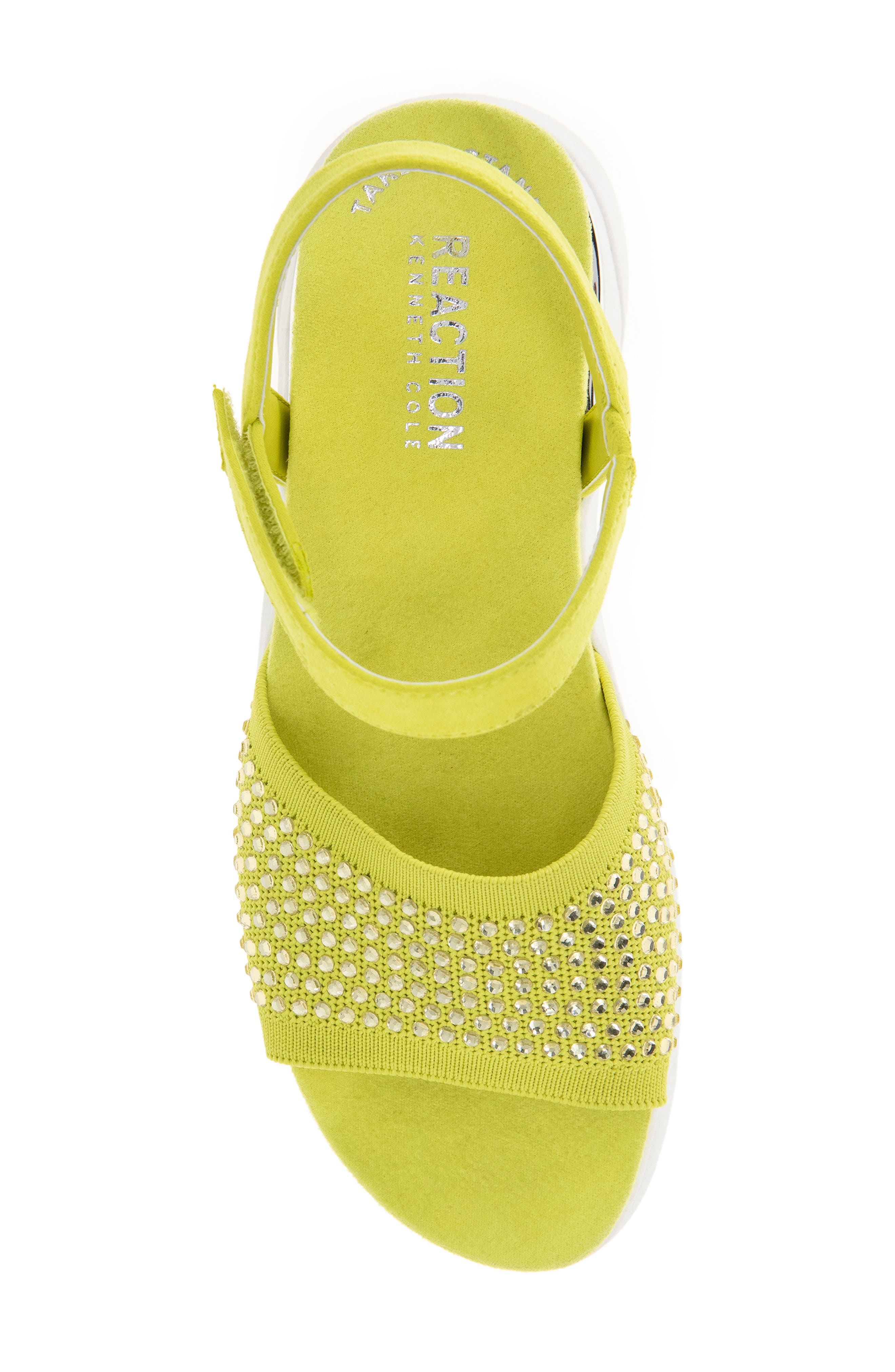 Hera Crystal Platform Sandal, Alternate, color, LIME ZEST JEWEL