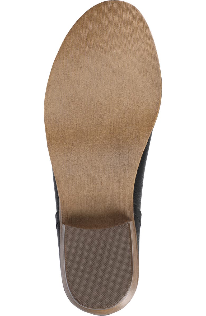 Journee Collection JOURNEE Rimi Split Side Bootie, Alternate, color, Black Smooth